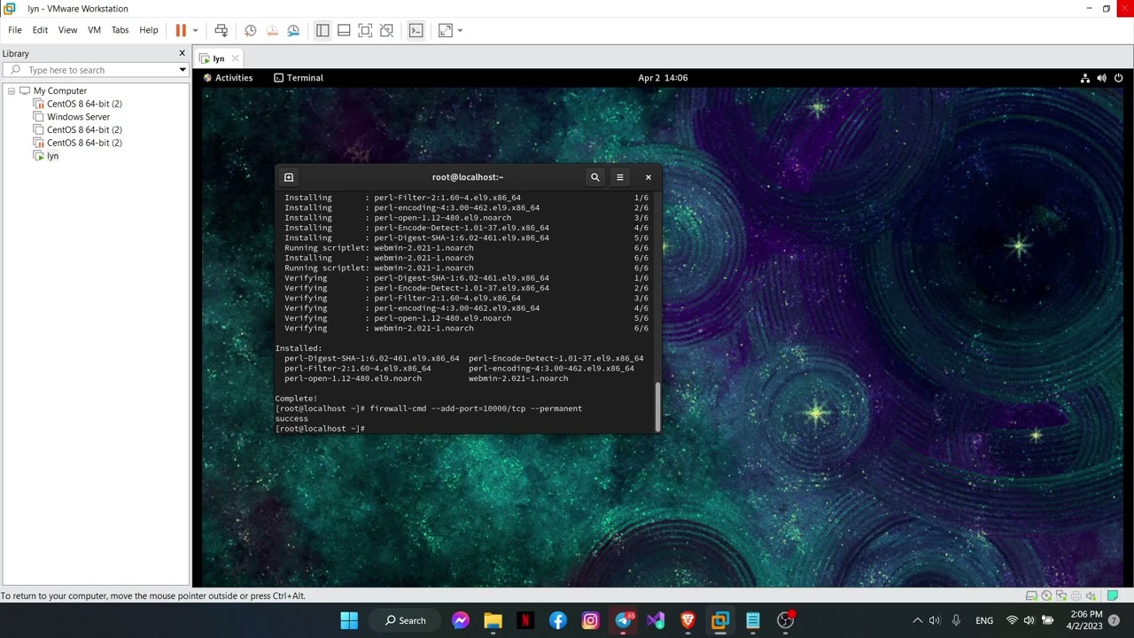 How to install webmin in CentOS