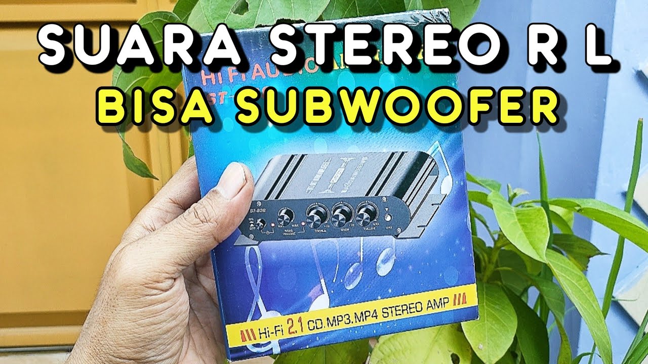 Ulasan Lengkap, Amplifier Hi Fi Audio ST 838 Stereo Agar Makin Mantap & Glerr Bassnya.