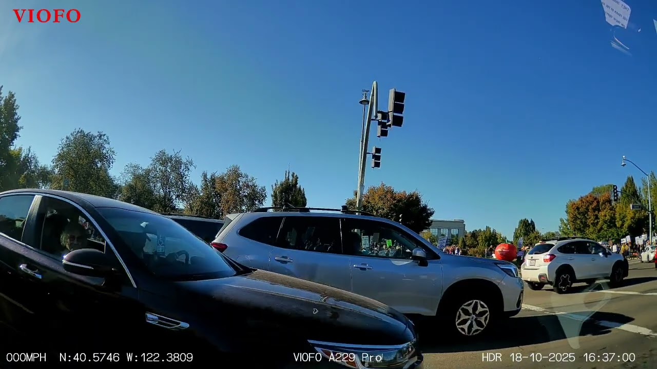 No Kings Demonstration Redding, CA 10/18/2025