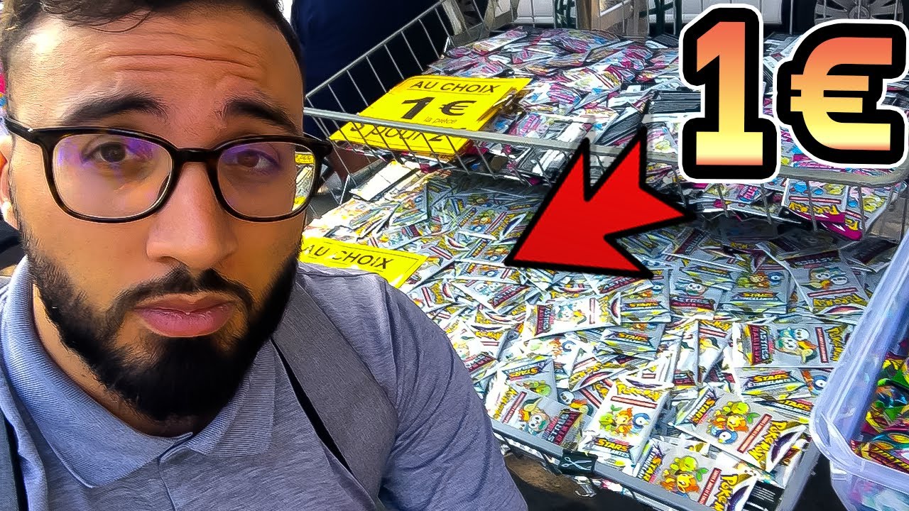 BOOSTER A 1€ DANS LES BROCANTES POKEMON
