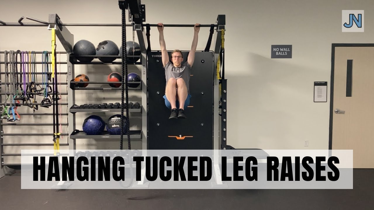 Hanging Tucked Leg Raises