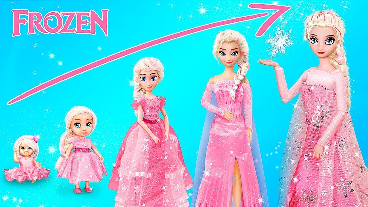 Różowa Elsa Dorasta! 30 Wyrobów Z Krainy Lodu