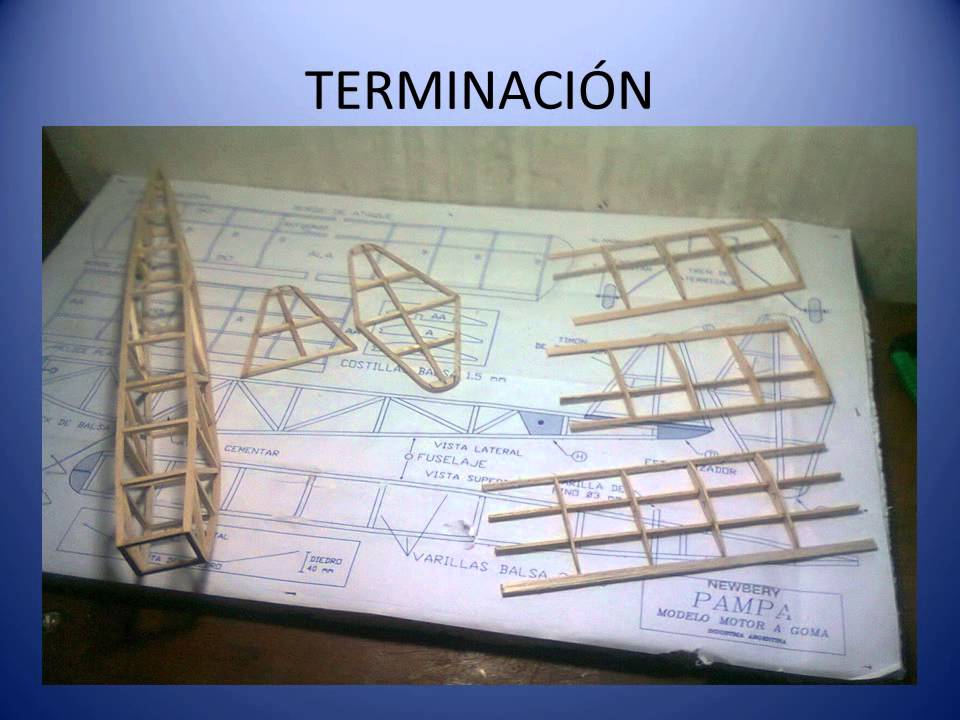 CONSTRUCCION DE UN AEROMODELO