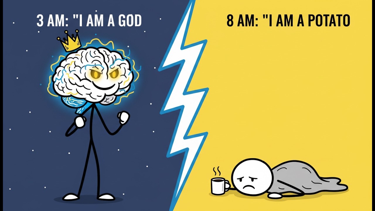 Why 3 AM Motivation is a Total Lie