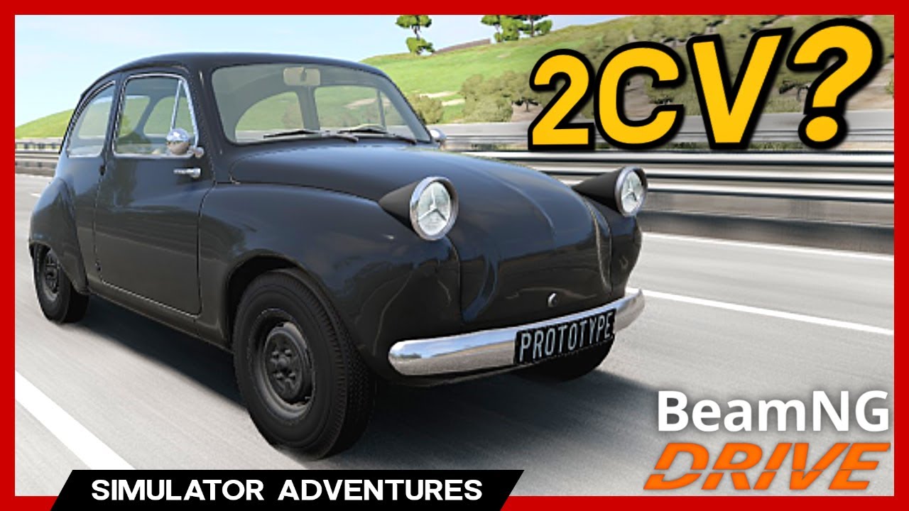IS THAT A 2CV?! - Piccolina PROTOTYPE Mod - BeamNG