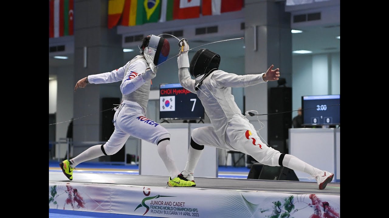 Plovdiv, Bulgaria 2023 Individual Cadet Men's Foil Finals' Highlights