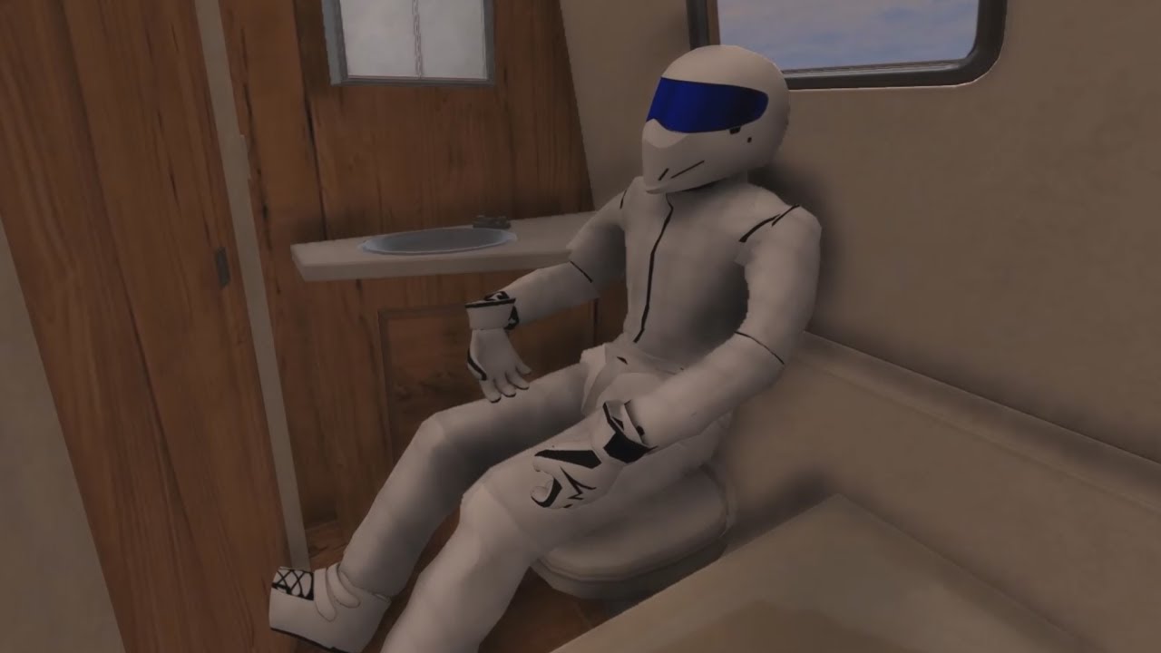 The Stig on the Toilet Crashes | BeamNG.drive