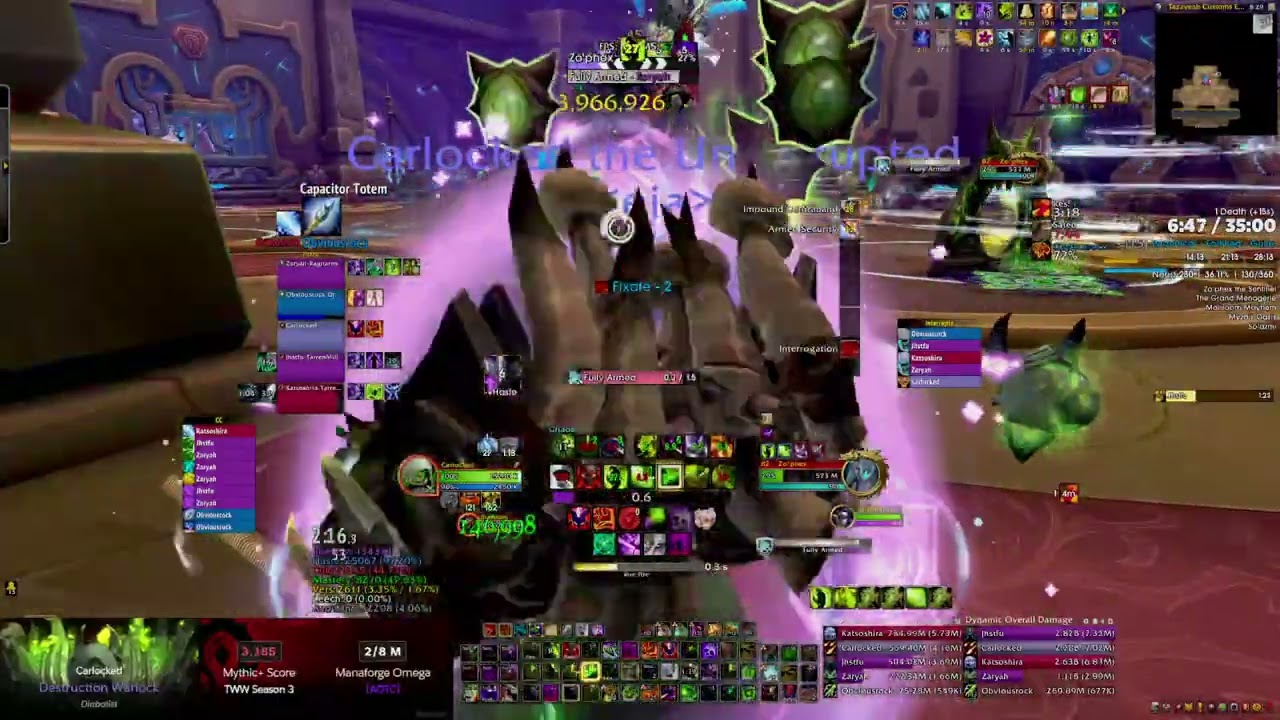 Tazavesh: Streets of Wonder +15 | Destruction Warlock S3