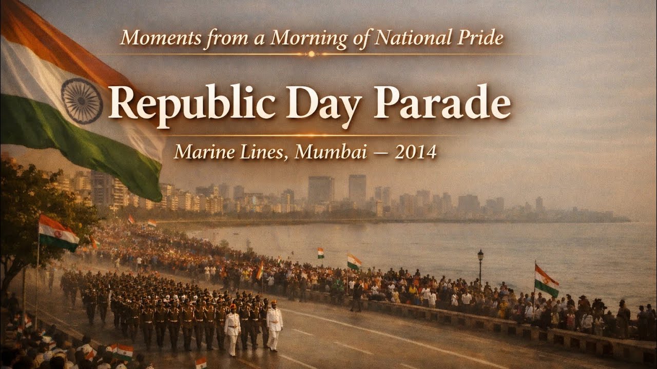 Moments from Republic Day Parade at Marine Drive, Mumbai — 2014