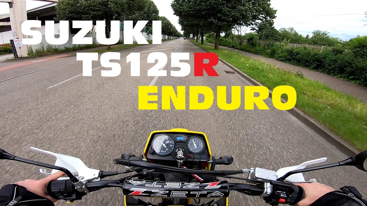 Riding the 1994 Suzuki TS125R Enduro - Street Legal 2 Stroke - Rideout 🔥