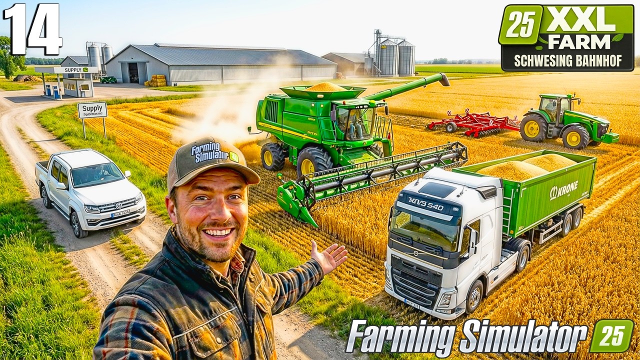 SQUAD GOALS! 🚜 Deploying the Fleet with VW Amarok & John Deere│FS25│XXL FARM│Timelapse #14
