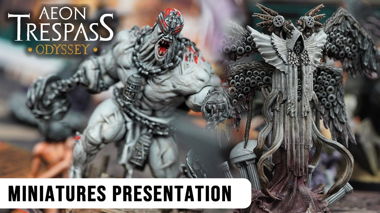 AEON TRESPASS: ODYSSEY - Miniatures presentation