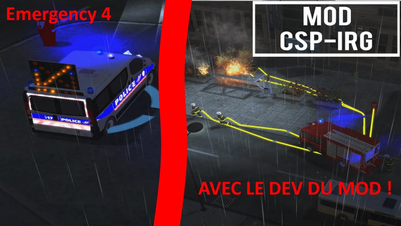 Emergency 4 - Mod Csp-Irg 1.3.1 - Multijoueur - FR- Avec le développeur du mod !
