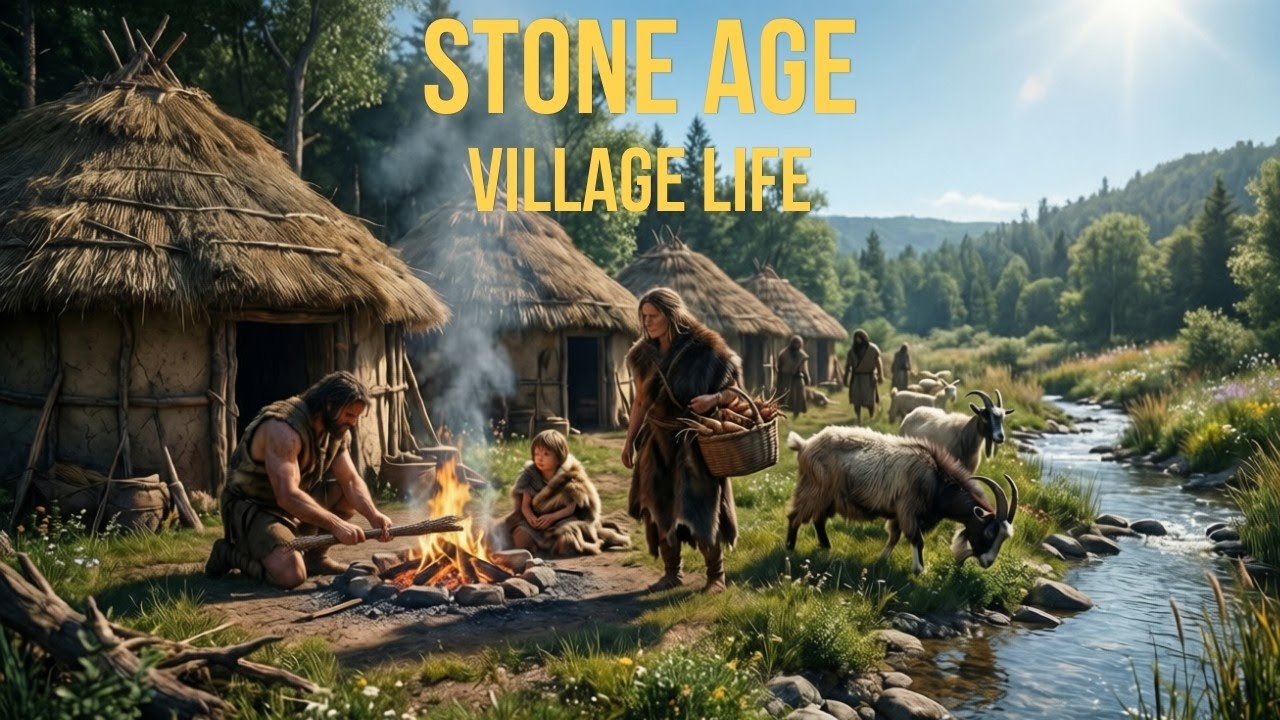 A Full Day in Ancient Village Life | Stone Age Story