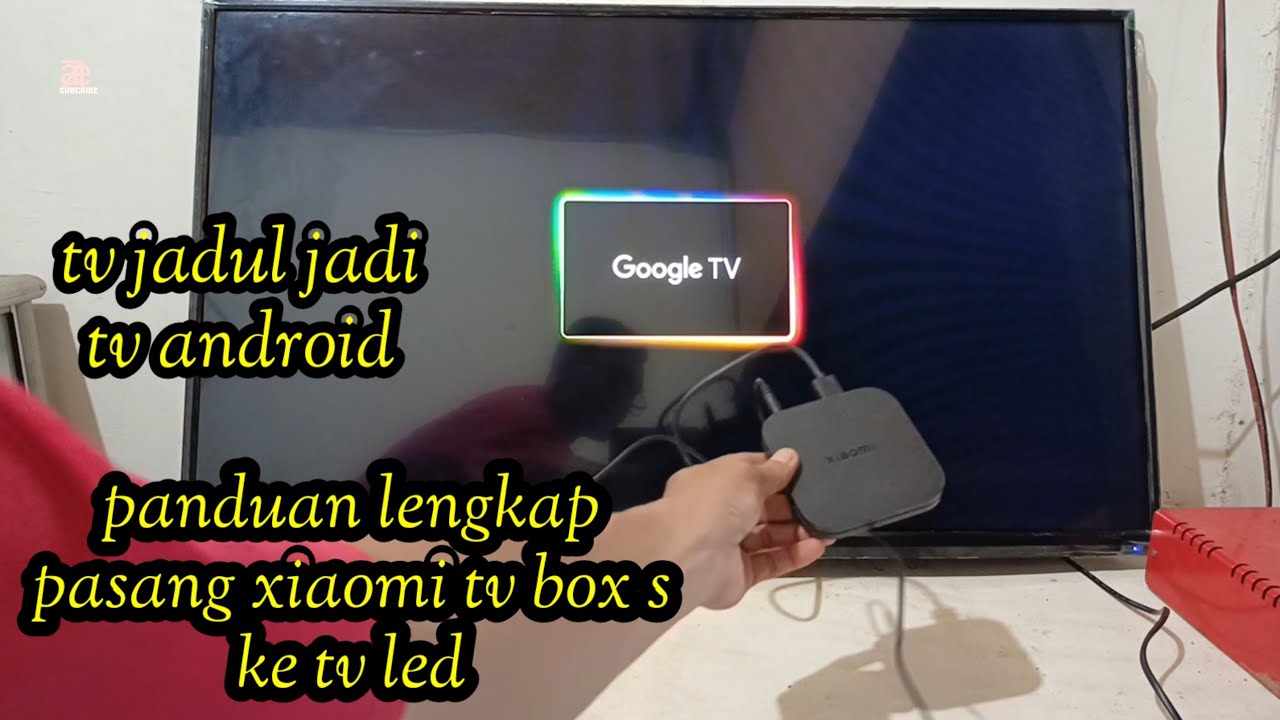 cara pasang xiaomi  tv box ke tv led