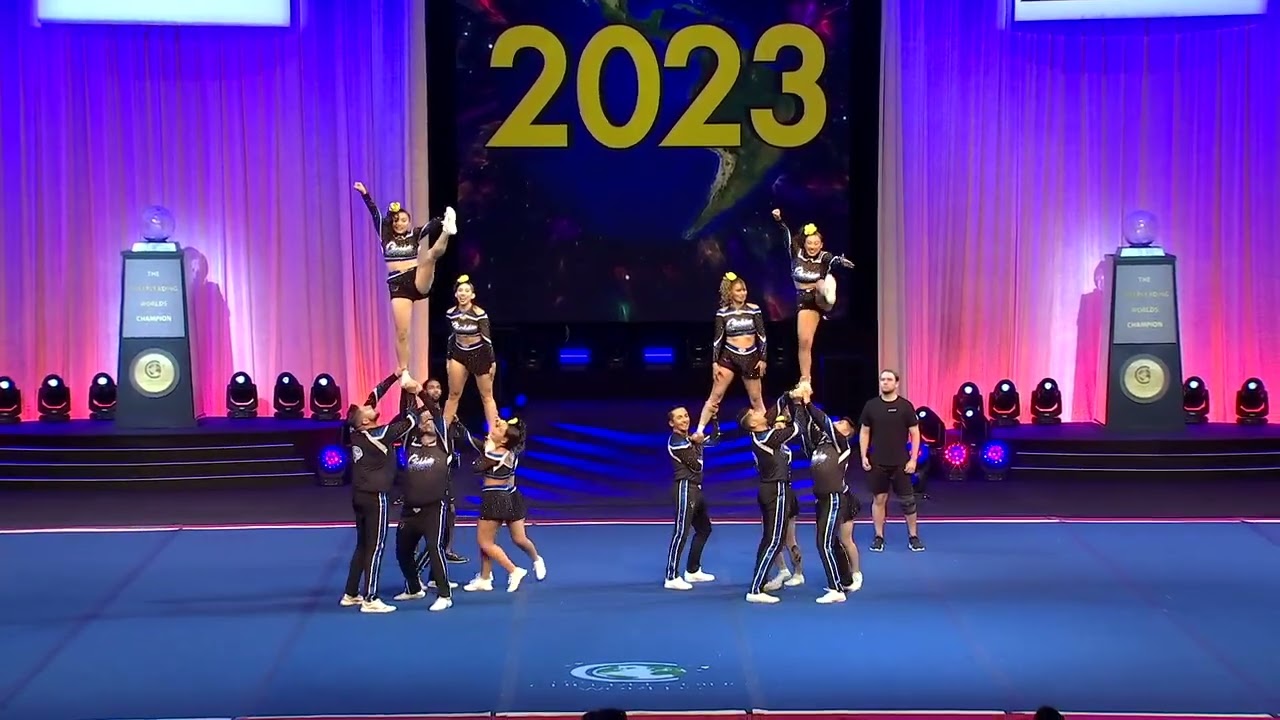Ciclon Elite All Stars in Finals at The Cheerleading Worlds 2023
