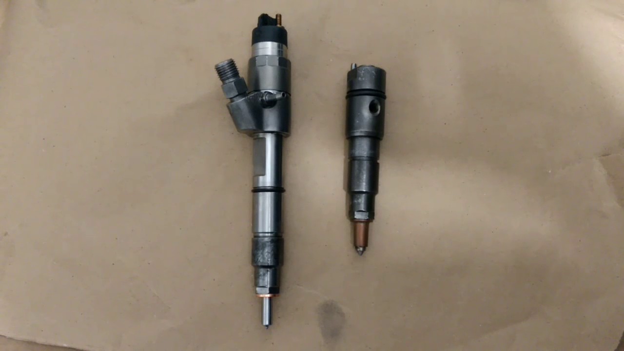 Projeção do bico injetor em relação a face do cabeçote do motor..