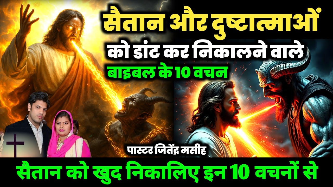शैतान भाग जाएगा बाइबल के 10 शक्तिशाली वचन जो शैतान के हर बंधन को तोड़ देंगे By Pastor Jitender Masih