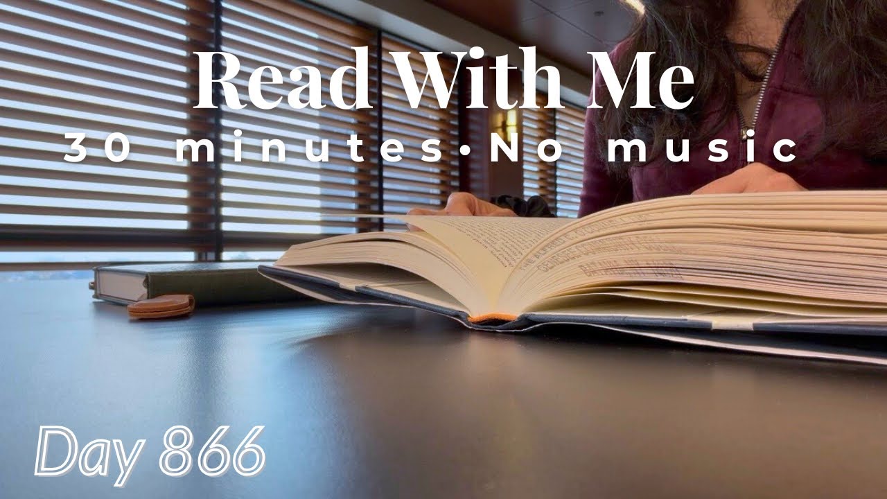 Quiet Library Focus 📚 | Read With Me · 30 Minutes · No Music · Ambient Noise