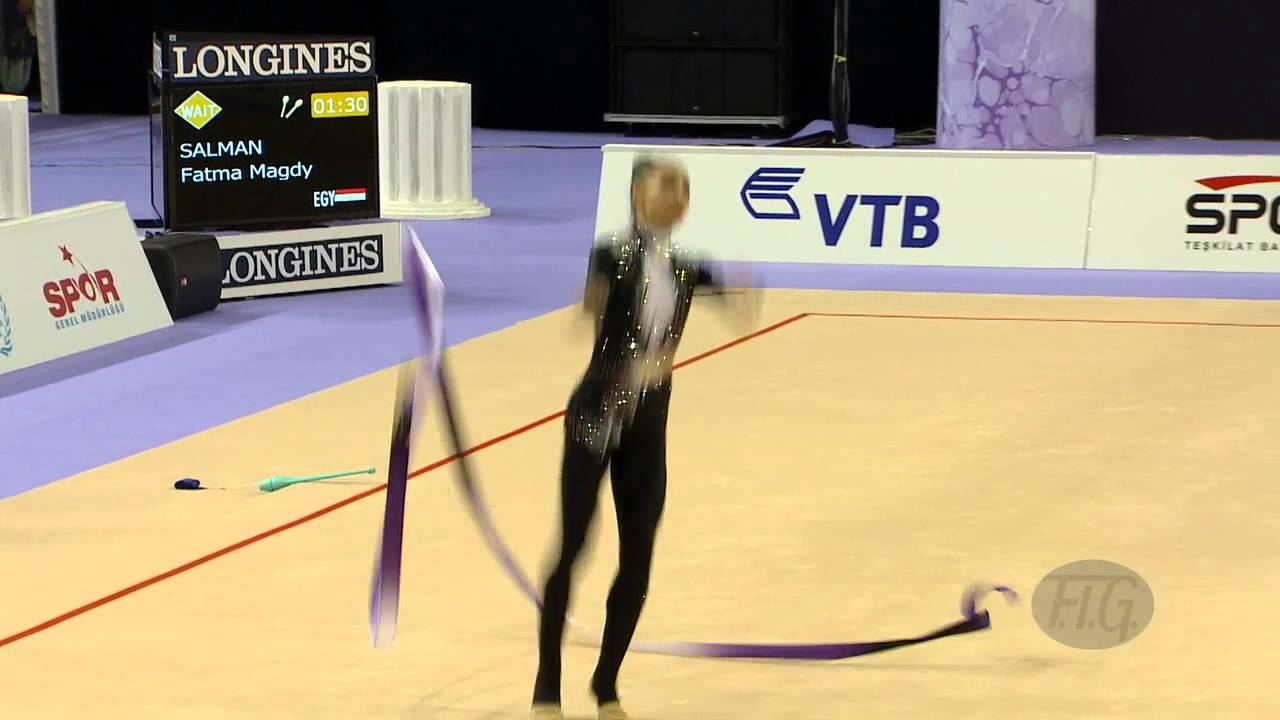 PAZHAVA Salome (GEO) - 2014 Rhythmic Worlds, Izmir (TUR) - Qualifications Ribbon