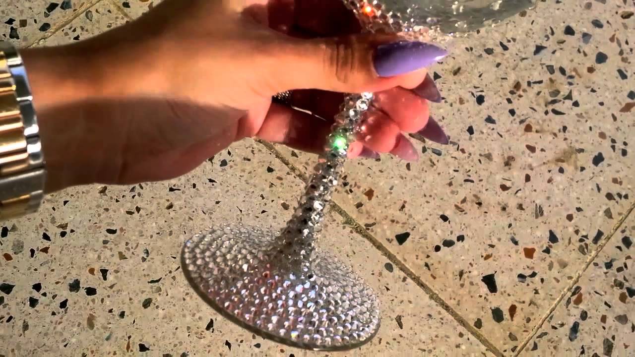 Bedazzled glass by bedazzle by veroniquesshop