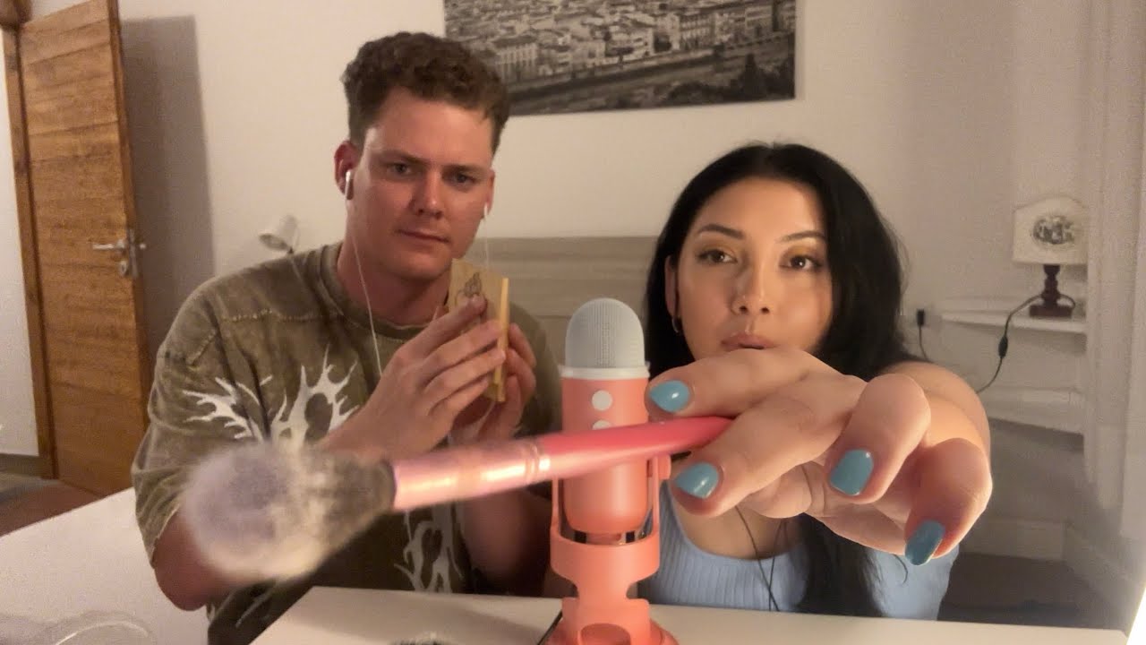 Gentle ASMR with my fiancé 🫶 Go to SLEEP and relaaaxxxx 😴 layered sounds