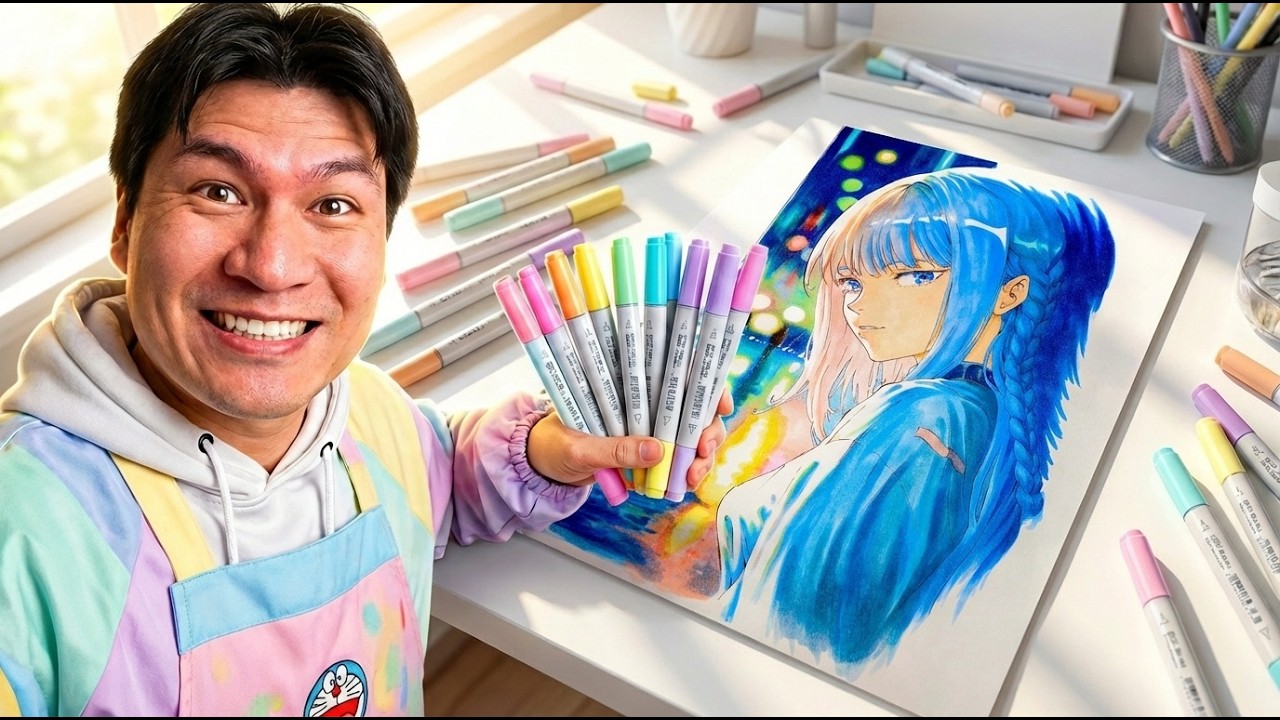 7 astuces coloriage au feutre alcool pour d&eacute;butant