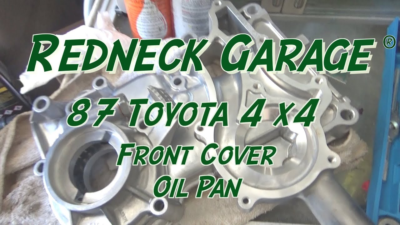 Toyota 22RE Front Timing Cover and Oil Pan Installation