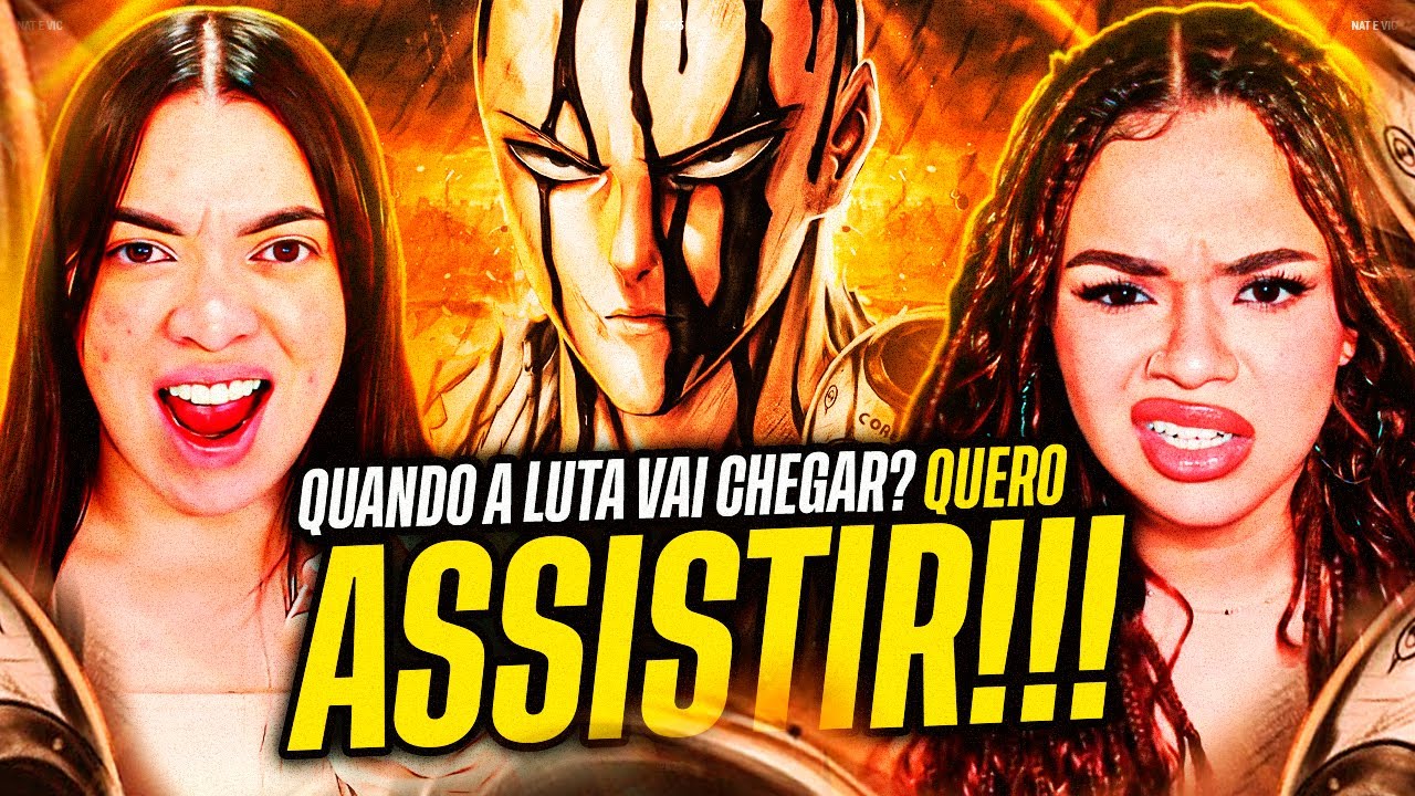 Anirap: Saitama (One Punch Man) | Soco Seriamente Sério | Vick e Nat [REACT]