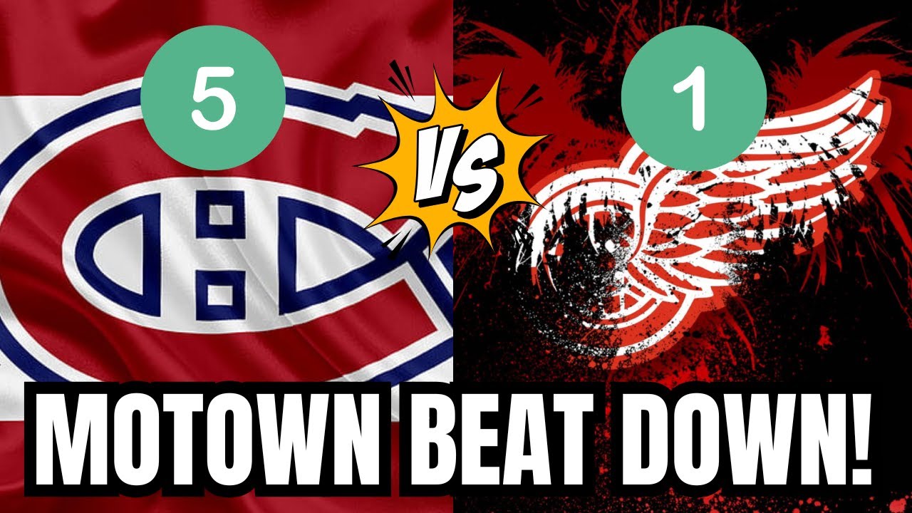 BOOM! The Montreal Canadiens STATEMENT Win In Detroit!