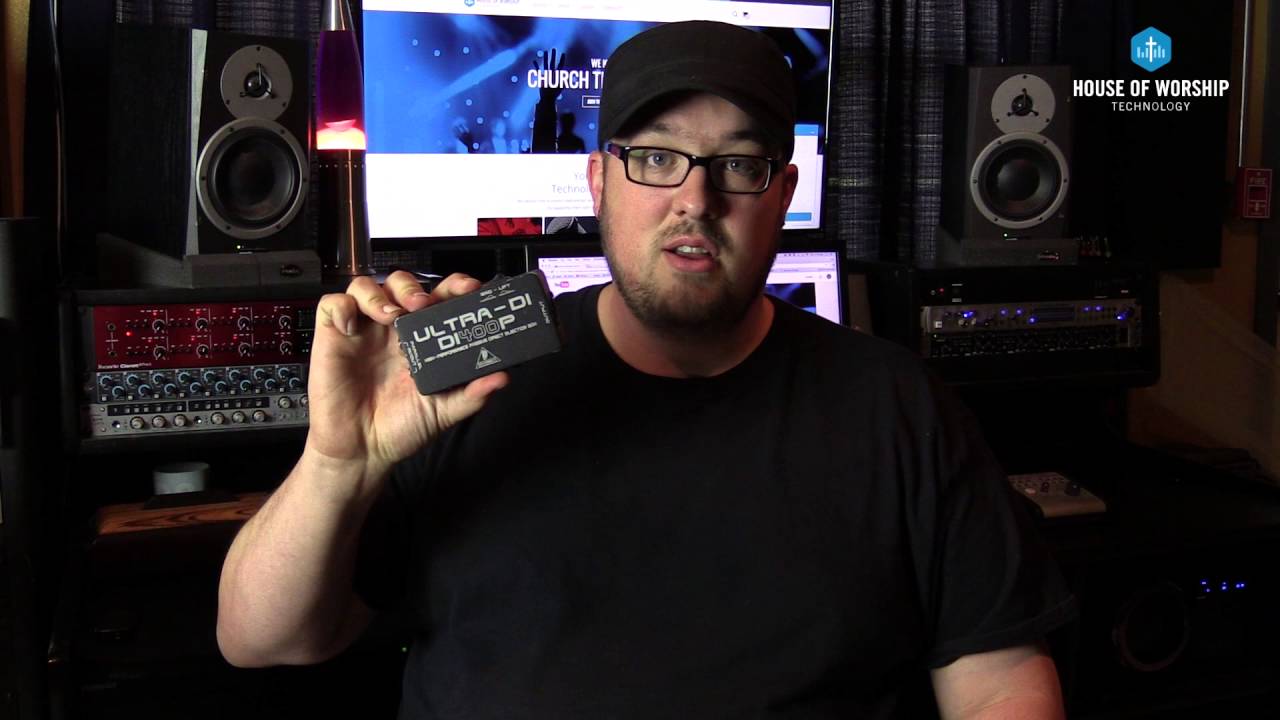 How to Use a Direct Box (DI) with a Bass Guitar Amplifier - Church Tech Tip Tuesday