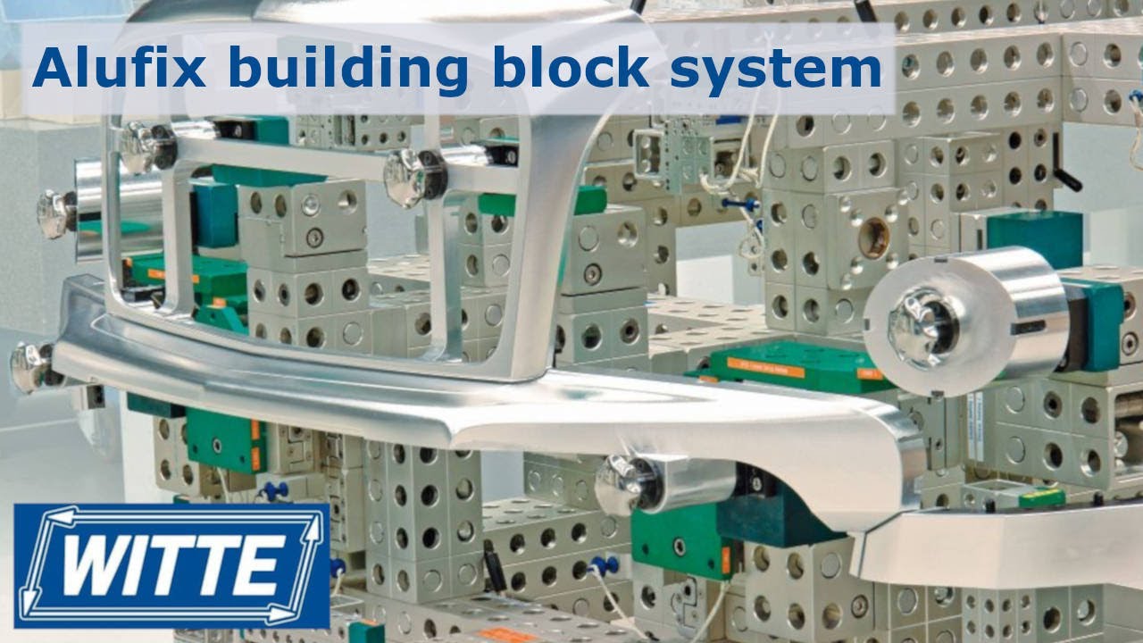 Alufix building block system - Assembly of a measuring fixture