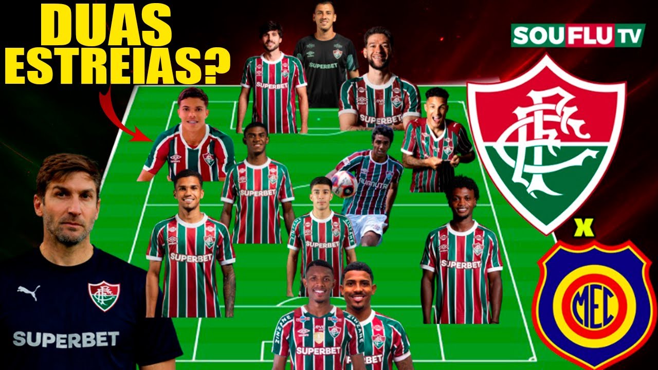 Veja a escala&ccedil;&atilde;o do Fluminense pro jogo contra o Madureira? PR&Eacute; JOGO: Fluminense x Madureira!