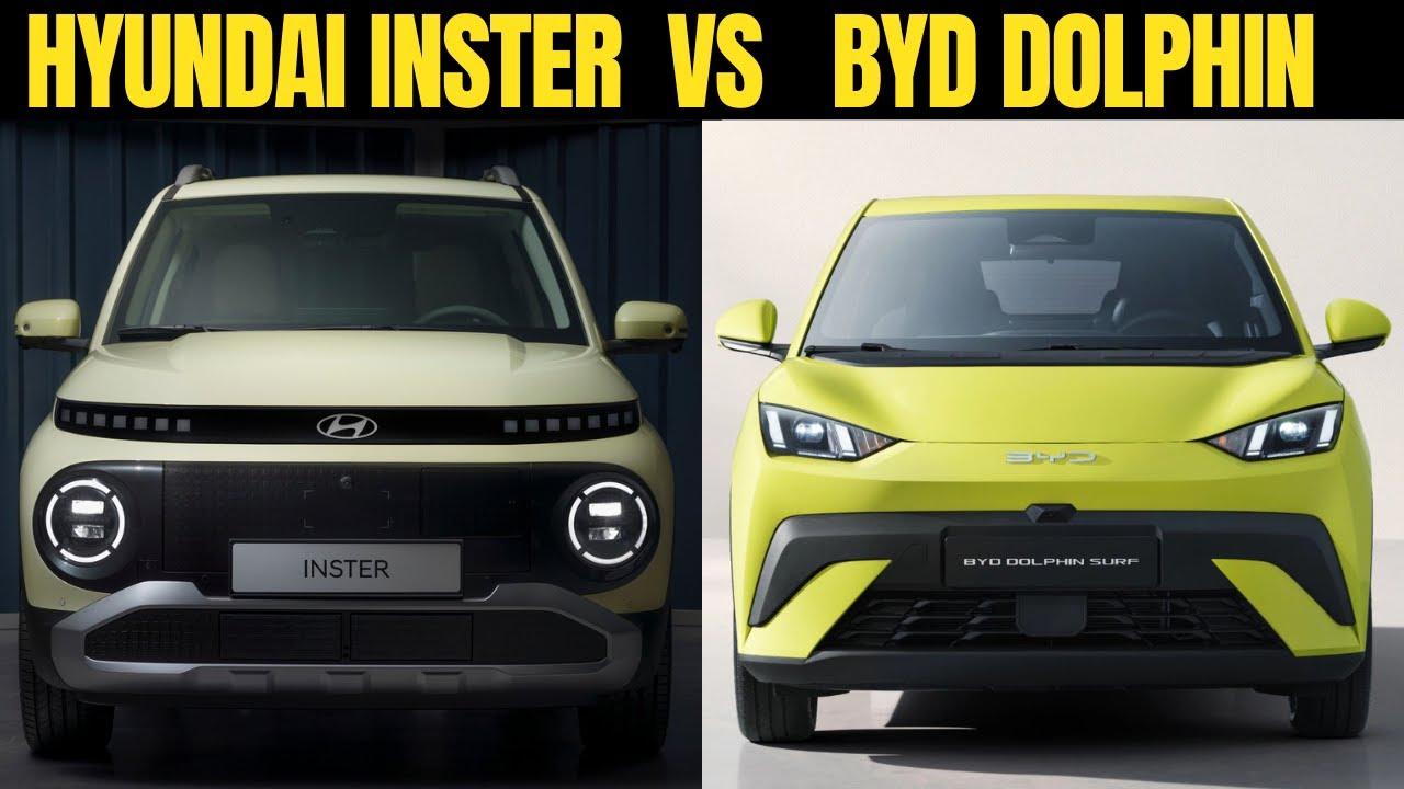 Hyundai Inster vs BYD Dolphin Surf – Which Small EV Wins?