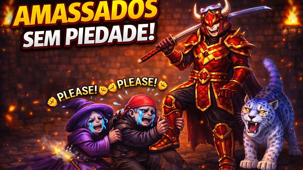 Warspear Online  - MATANDO LIXOS NA ARENA 10 - O CHORO E LIVRE 😭😭