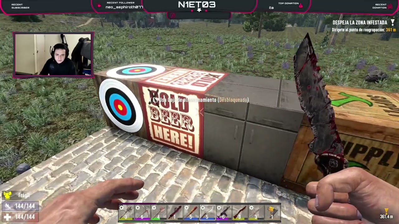 7 Days To Die ✘ | ✘ Se viene la segunda Horda ✘ | ↝ N1ET0 ↜