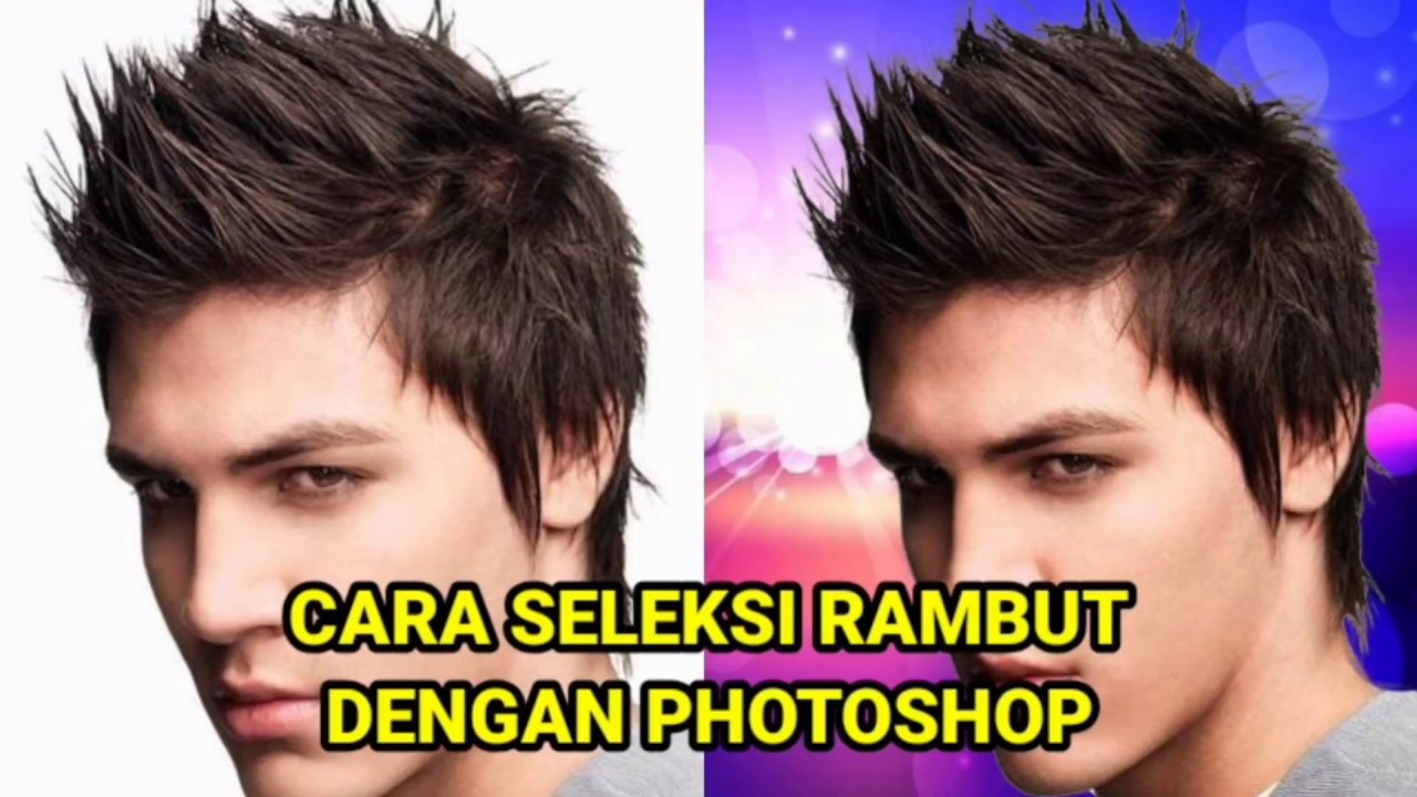 cara seleksi rambut dengan photoshop cs4