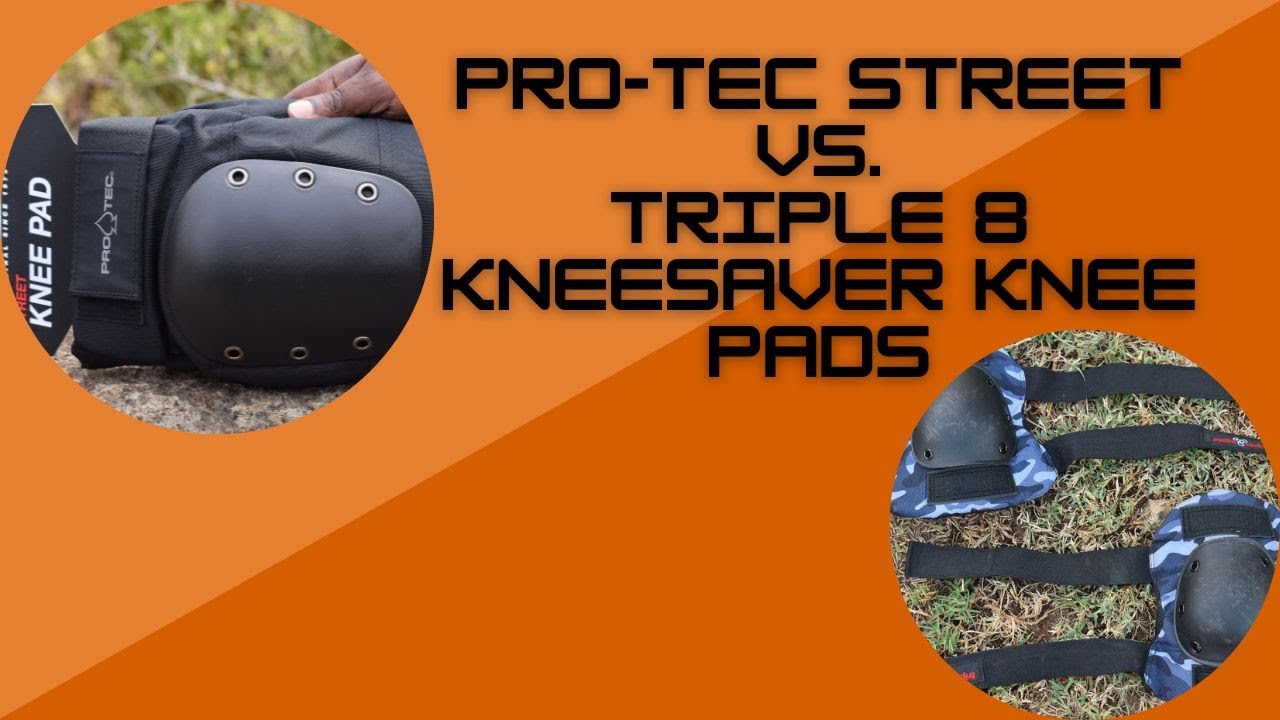 Pro-Tec Street vs. Triple Eight Kneesavers Knee Pads Comparison