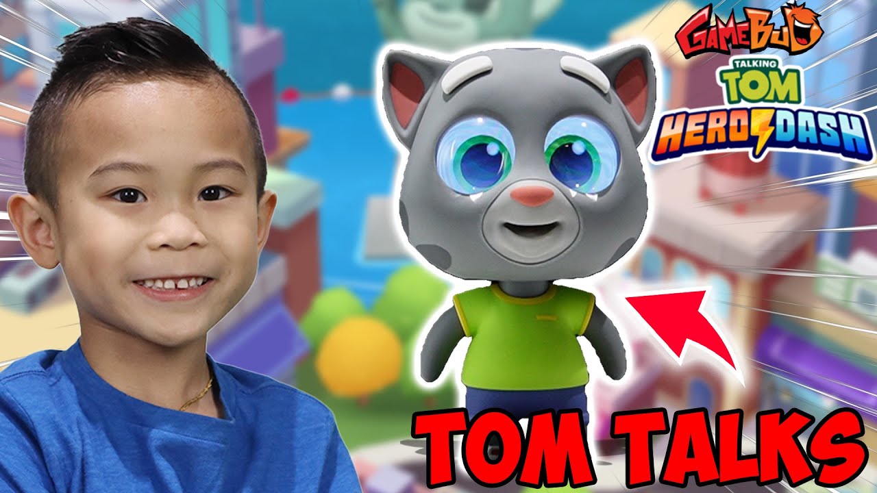 Gamebud Talking Tom Hero Dash Fun GAMING toys for Kids!