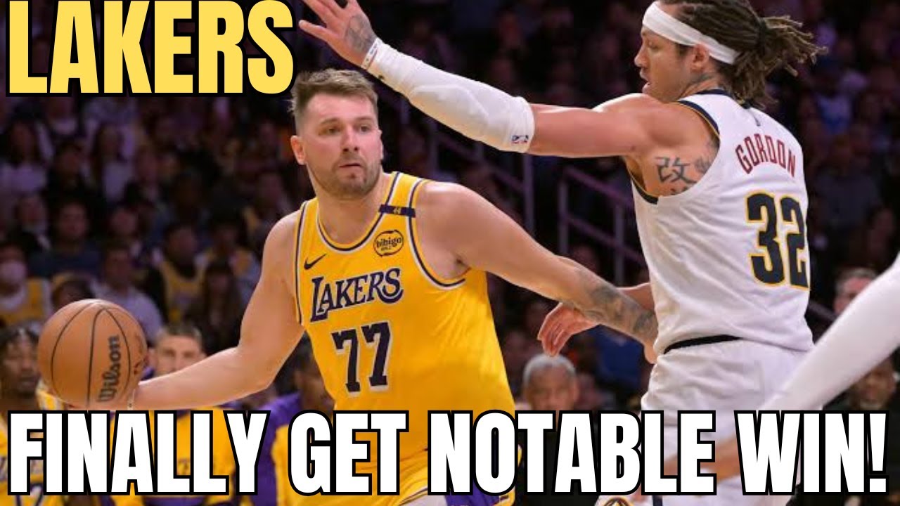 Lakers Get Notable Win Vs Nuggets