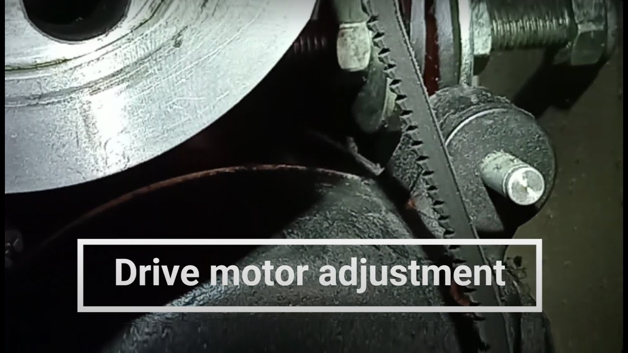 Drive motor adjustment, FP20 Kinoton
