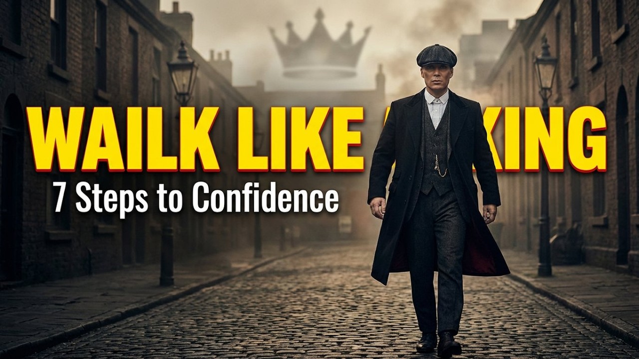 How to Walk Like a KING 7 Steps to a Confident Walking Style (Self Improvement)