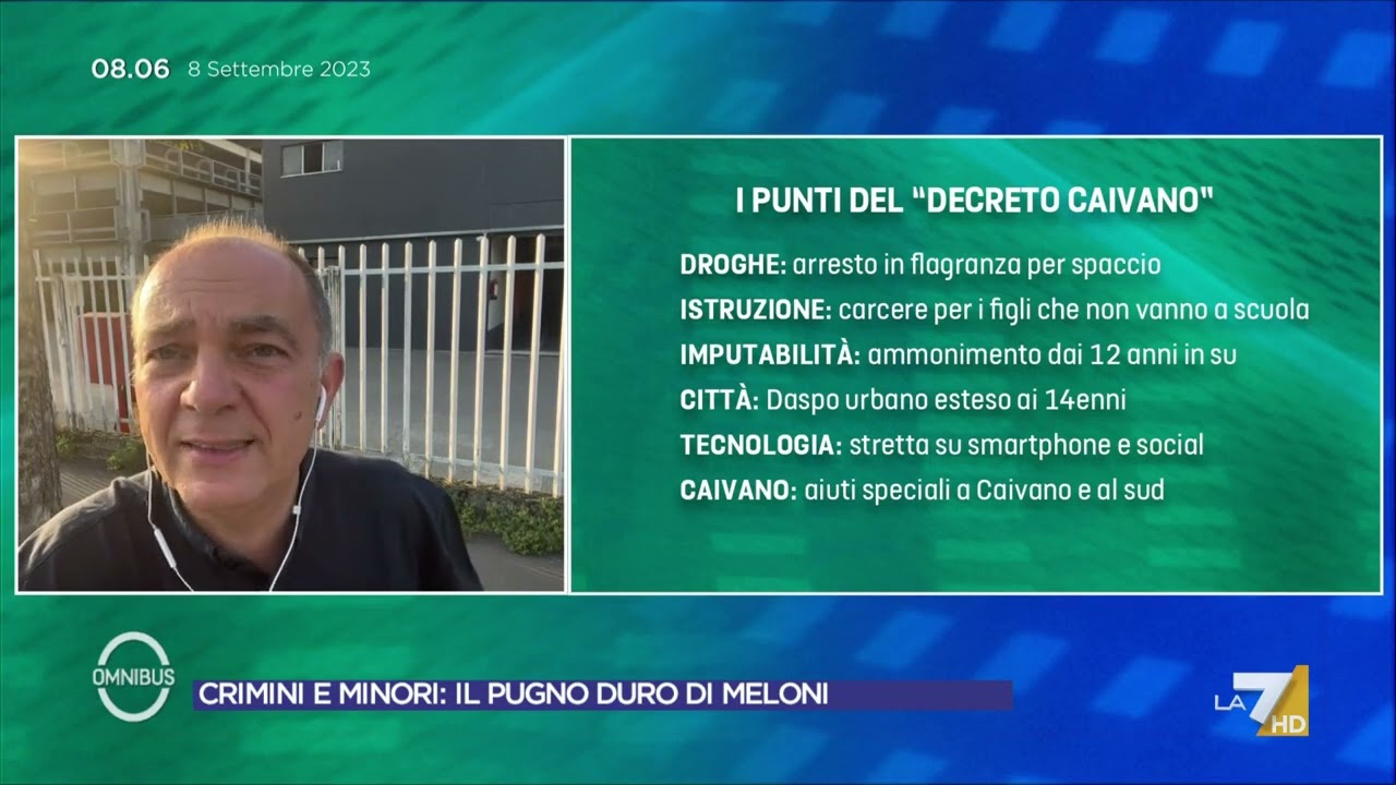 Decreto Caivano, parla Don Claudio Burgio: 