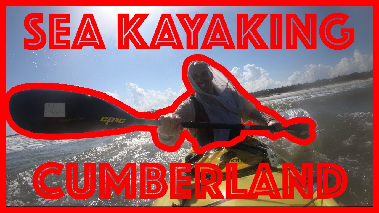 Sea Kayaking in the Atlantic at Cumberland Island ***ENABLE CLOSED CAPTIONING (CC)***