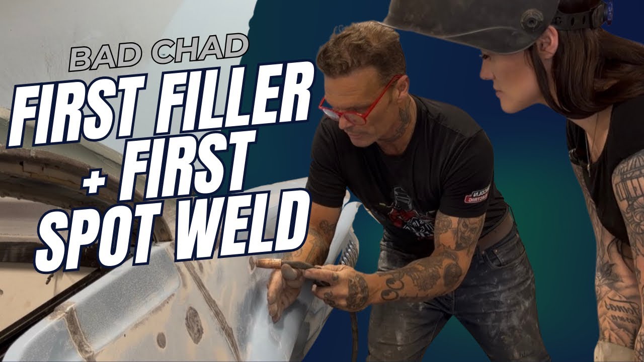 First Filler, Fiberglass & Emily&rsquo;s First Spot Weld | 62 Dodge Dart