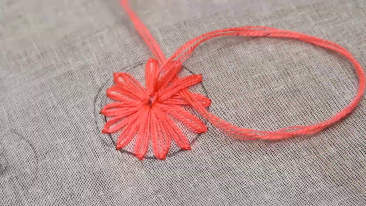 Hand Emboidery Easy flower Design, খুব সহজে ফুল সেলাই করবেন কিভাবে শিখে নিন