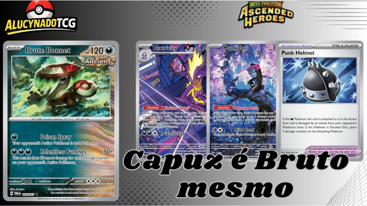 Pokemon TCG Live | Gameplay - Brute Bonnet é um bom deck 