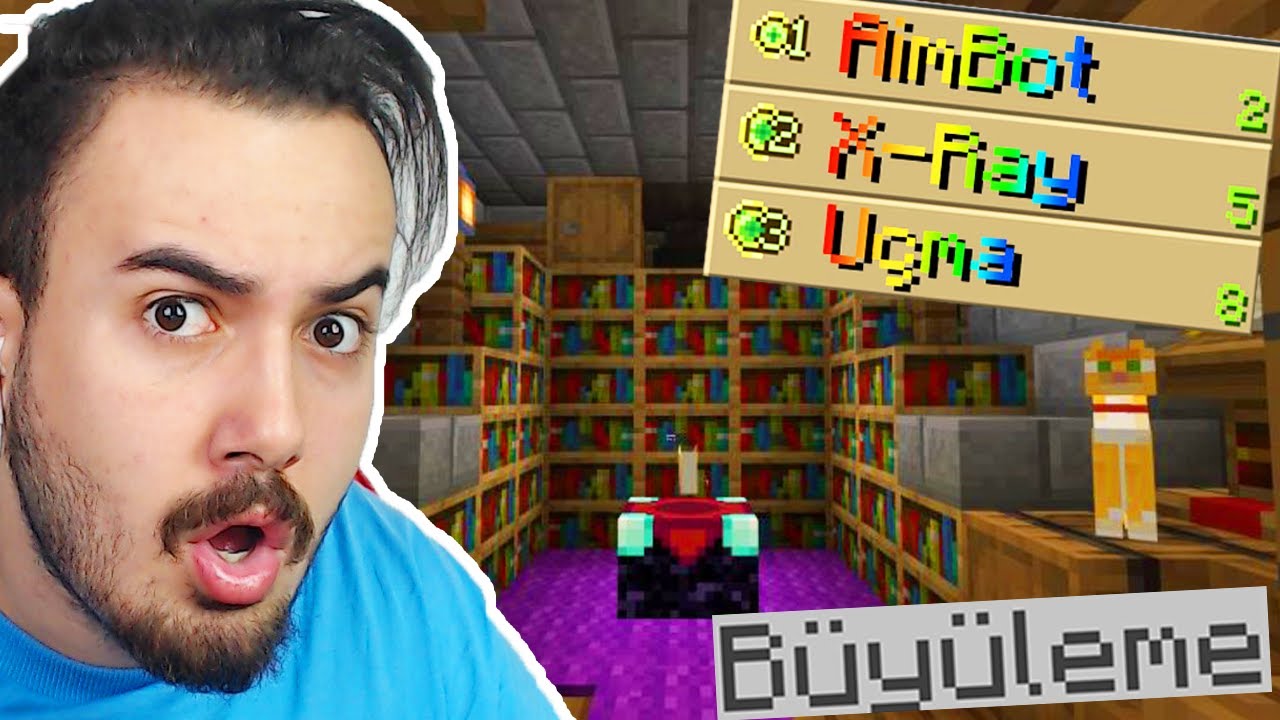 YERALTI BÜYÜ ODASI YAPTIM, İMKANSIZ BÜYÜLERİ ÇIKARTMAK!  Minecraft Hardcore #4