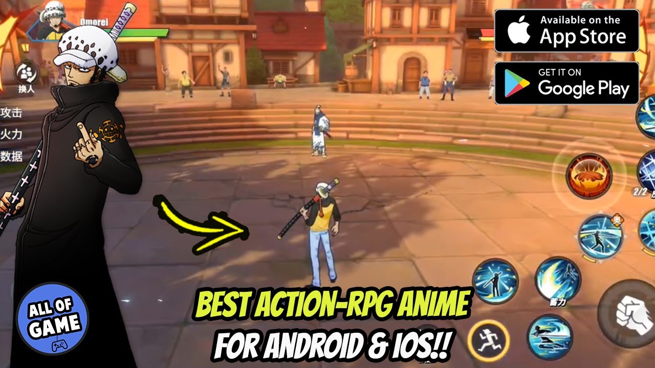 Top 5 Best Action-RPG ANIME GAMES For Android & iOS