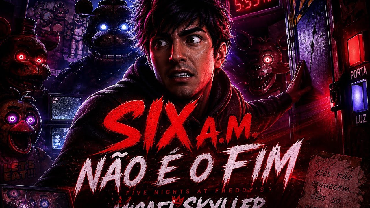 “SIX A.M. NÃO É O FIM” – (Five Nights at Freddy’s) I Micael Skyller